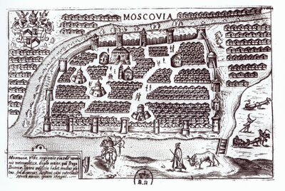 Piano di Mosca, 1628 da French School